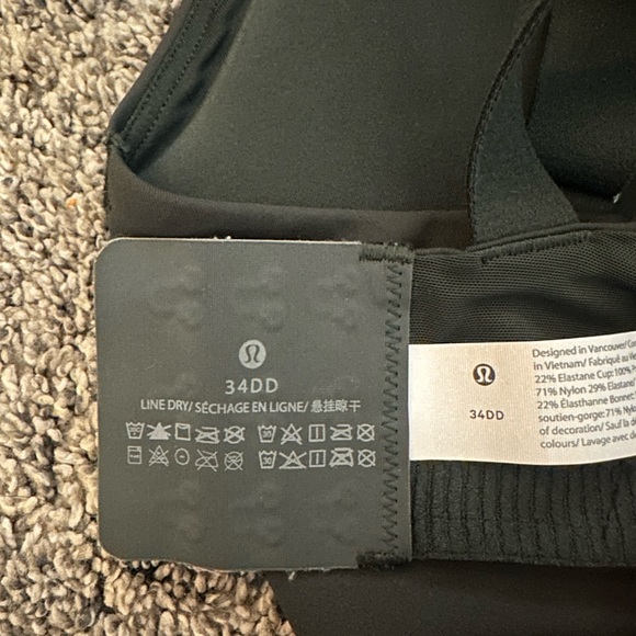 Lululemon Bra high support green - Picture 3 of 4